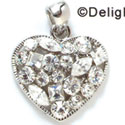 Crystal Swarovski Heart Pendant