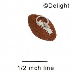 N1080+ tlf - Football - 3-D Hand Painted Resin Charm