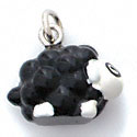 N1086+ tlf - Black Sheep - 3-D Hand Painted Resin Charm  