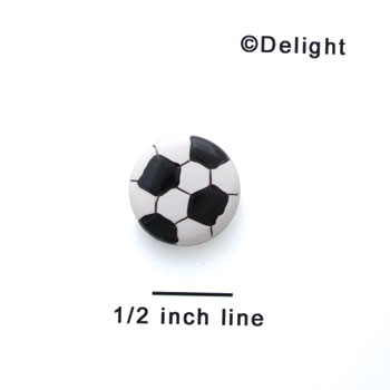 0033B ctlf - Small Soccerball - Resin Decoration