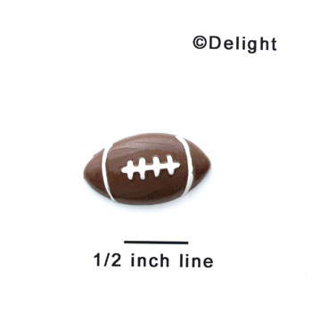 0036D tlf - Medium Football - Resin Decoration