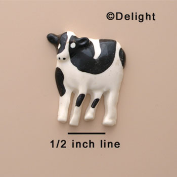 0109A* - Cow Black White Large (Left & Right) - Resin Decoration