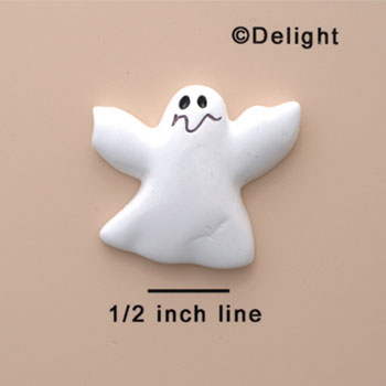 0110A* ctlf - Large White Ghost (Left & Right) - Resin Decoration