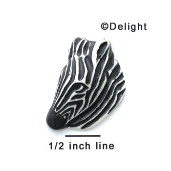 0394 - Large Zebra Face - Resin Decoration