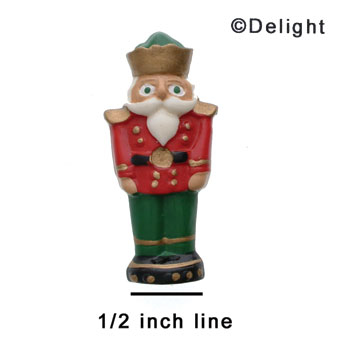 0477 - Nutcracker - Green Pants - Resin Decoration