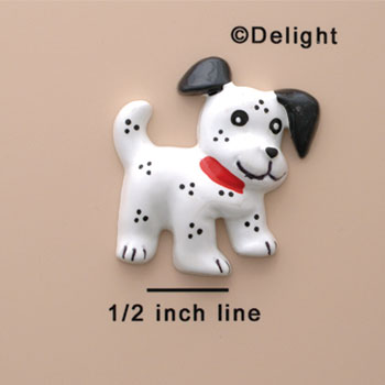 0753 tlf - Large Standing Dalmatian Dog - Resin Decoration