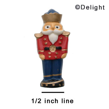 0819 - Nutcracker - Blue Pants - Resin Decoration