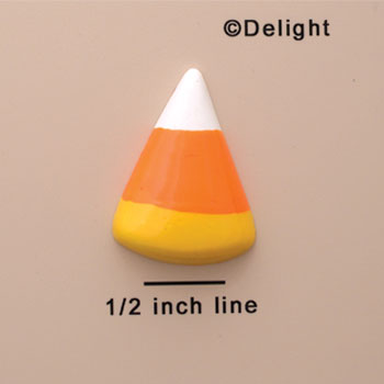 0846 tlf - Medium Candy Corn - Resin Decoration