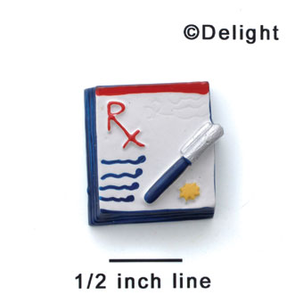 1008 tlf - Medium White Prescription Pad White - Resin Decoration