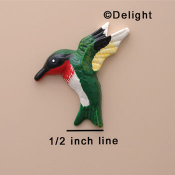 1119 - Medium Hummingbird - Resin Decoration