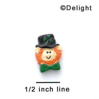 1156 - Mini Irishman Face - Resin Decoration