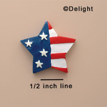 1842 - Medium USA Star - Resin Decoration