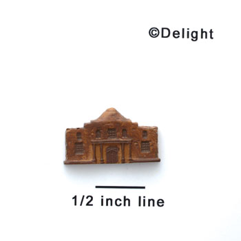 5388 - Alamo Brown Matte Mini - Resin Decoration