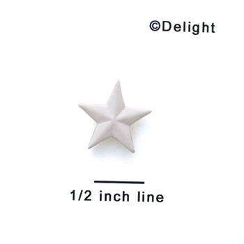 5390 - Star White Mini - Resin Decoration