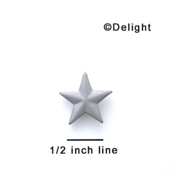 5391 - Star Silver Mini - Resin Decoration