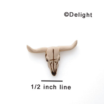 5420 - Longhorn Skull Mini - Resin Decoration