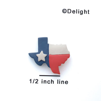 5456 - Texas Lone Star Small Matte - Resin Decoration