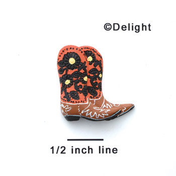 5461 - Boots Sunflower Small Matte - Resin Decoration