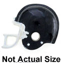 1948* - Black Football Helmet (Left & Right) - Resin Decoration