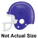 1950* ctlf - Purple Football Helmet (Left & Right) - Resin Decoration