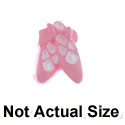 2217 tlf - Mini Pink Ballet Shoes with Bow - Resin Decoration