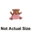 2224 - Mini Pink Ballet Bear - Resin Decoration
