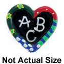 4203 - Slate Pattern ABC Large - Resin Decoration